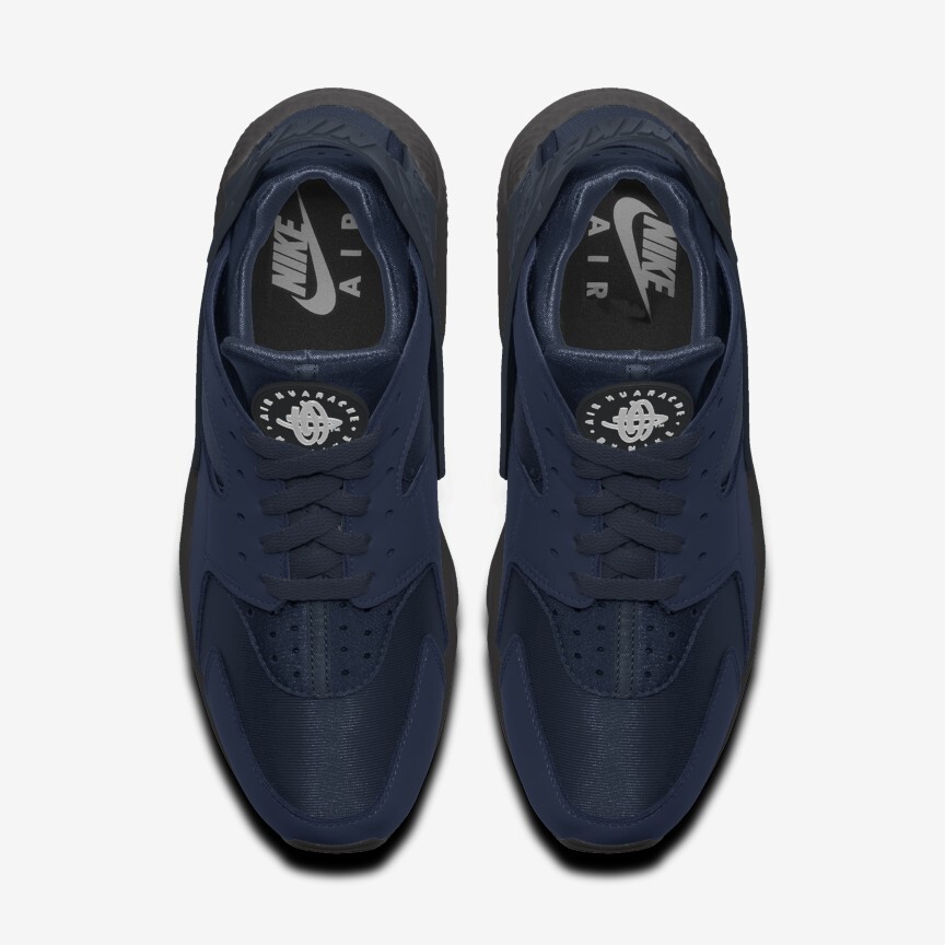 Men's Nike Air Huarache 2025 ID Obsidian Dark Navy Black Nike ID