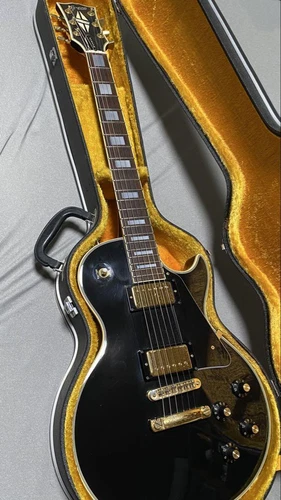 Greco Les Paul Custom Black EGC-500 1978 Electric Guitar W/Hard Case Used