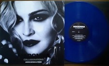 Image of MADONNA - Collaborations : Limited Edition Blue Vinyl Pressing LP : very rare