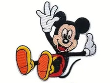MICKEY MOUSE - RETRO VINTAGE- Embroidered Iron-On/Sew-On Patch