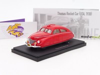 Autocult 04030 # Thomas Rocket Car Usa Baujahr 1938 In \ Rot \" 1:43 Neuheit"