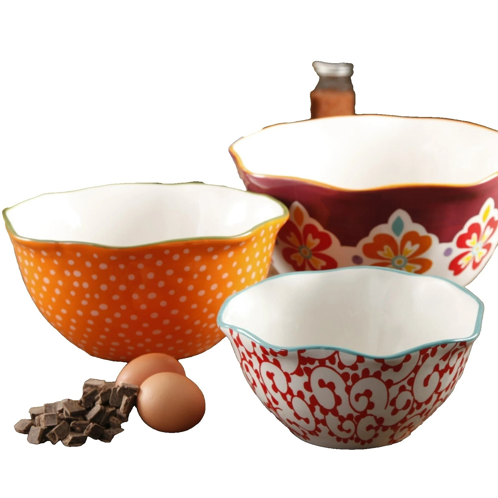 Cuencos Vajilla Floral de Plata Esterlina