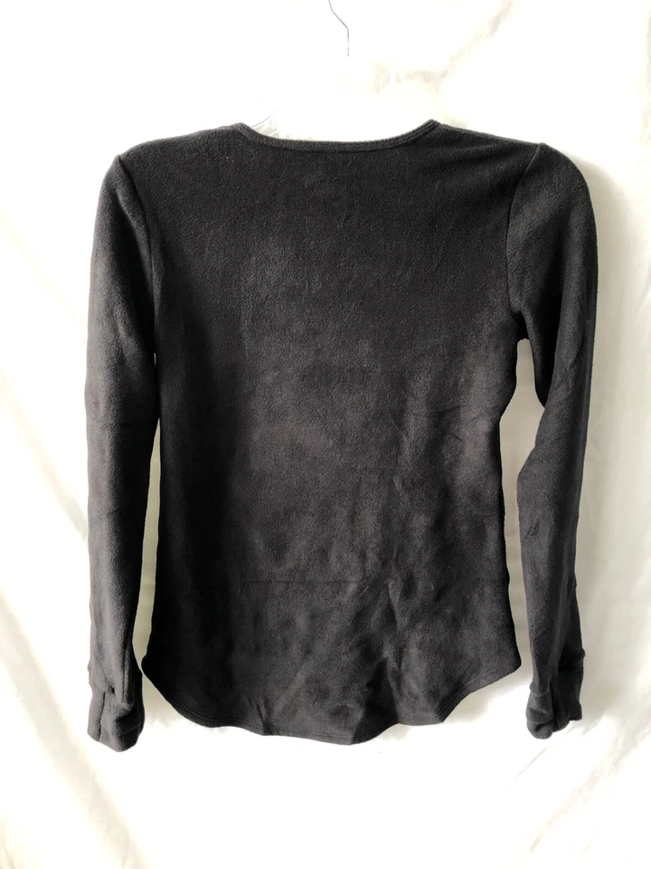 Cuddle Duds By Climate Right, Top Negro Manga Larga, Talla M, EC! Foto 3 de 4