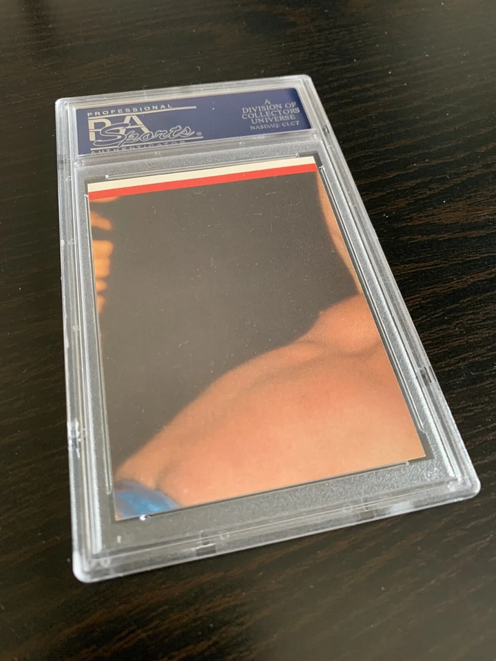 Jesse "The Body" Ventura 1985 Topps WWF wrestling sticker #4 very NICE PSA 5 - Image 4 of 4