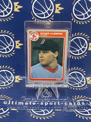   1985 Fleer #155 Roger Clemens RC-MINT**rare** %Vintage 