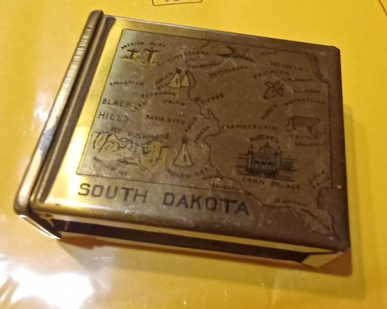 A VINTAGE SOUTH DAKOTA PILCHER CIGARETTE METAL CASE eBay