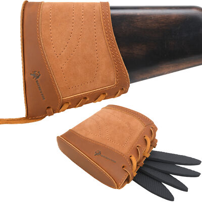 WAYNE'S DOG New Full Leather Rifle Gun Recoil Pad Non-slip Shotgun Buttstock