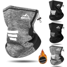 Winter Neck Warmer Gaiter Windproof Thermal Face Mask for Skiing Snowboarding