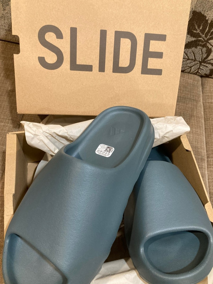 は*る様  YEEZY Slide Slate marine Adidas yeezy slide slate marine size 10 new with tags and box | eBay