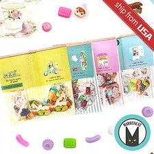 Lot 176 Kawaii Japan Transparent House dessert Sticker Flakes Cute Diary Seal