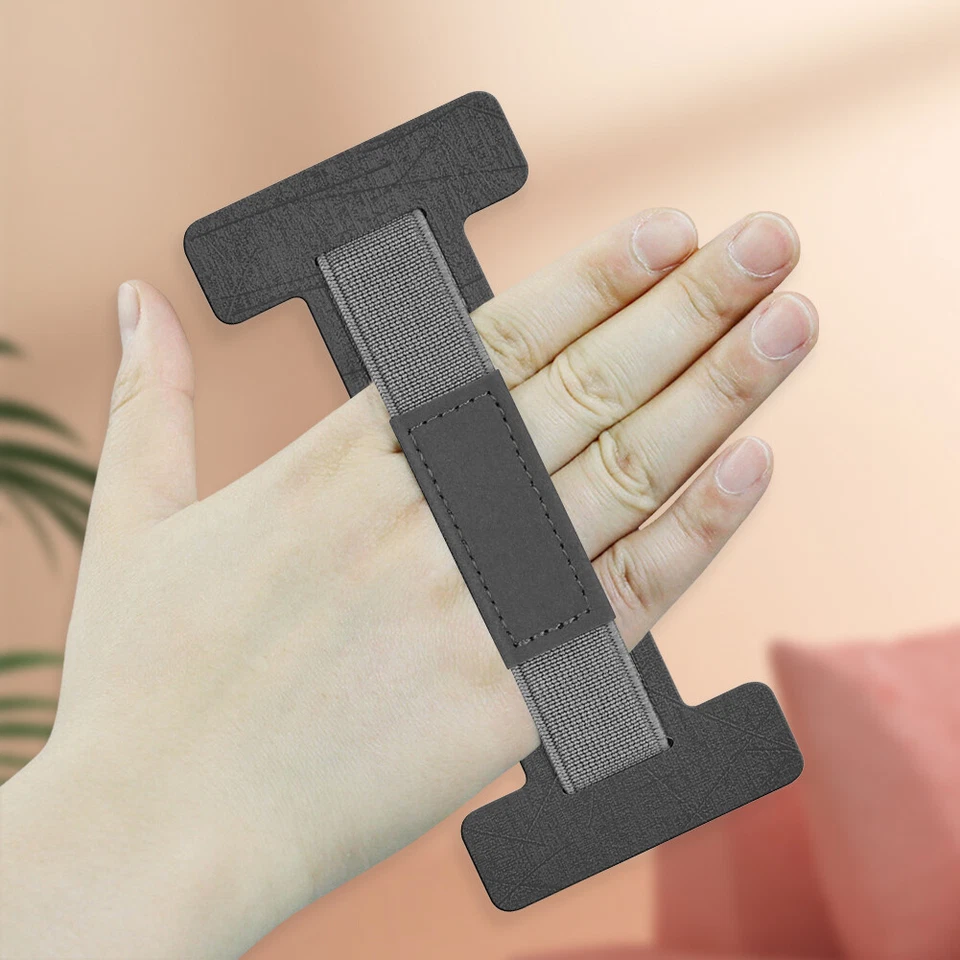 Tablet Handed Grip Strap Holder Tablet Hand Holder for 6-8 Inch Kindle (Grey) - Image 3 of 4