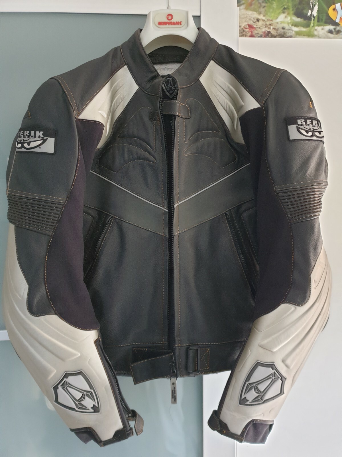 Giubbotto Pelle Uomo Moto BERIK