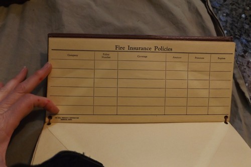 Vintage '42 Vinyl Document Portfolio Wallet Advertising Metropolitan Life Ins Co - Picture 7 of 10
