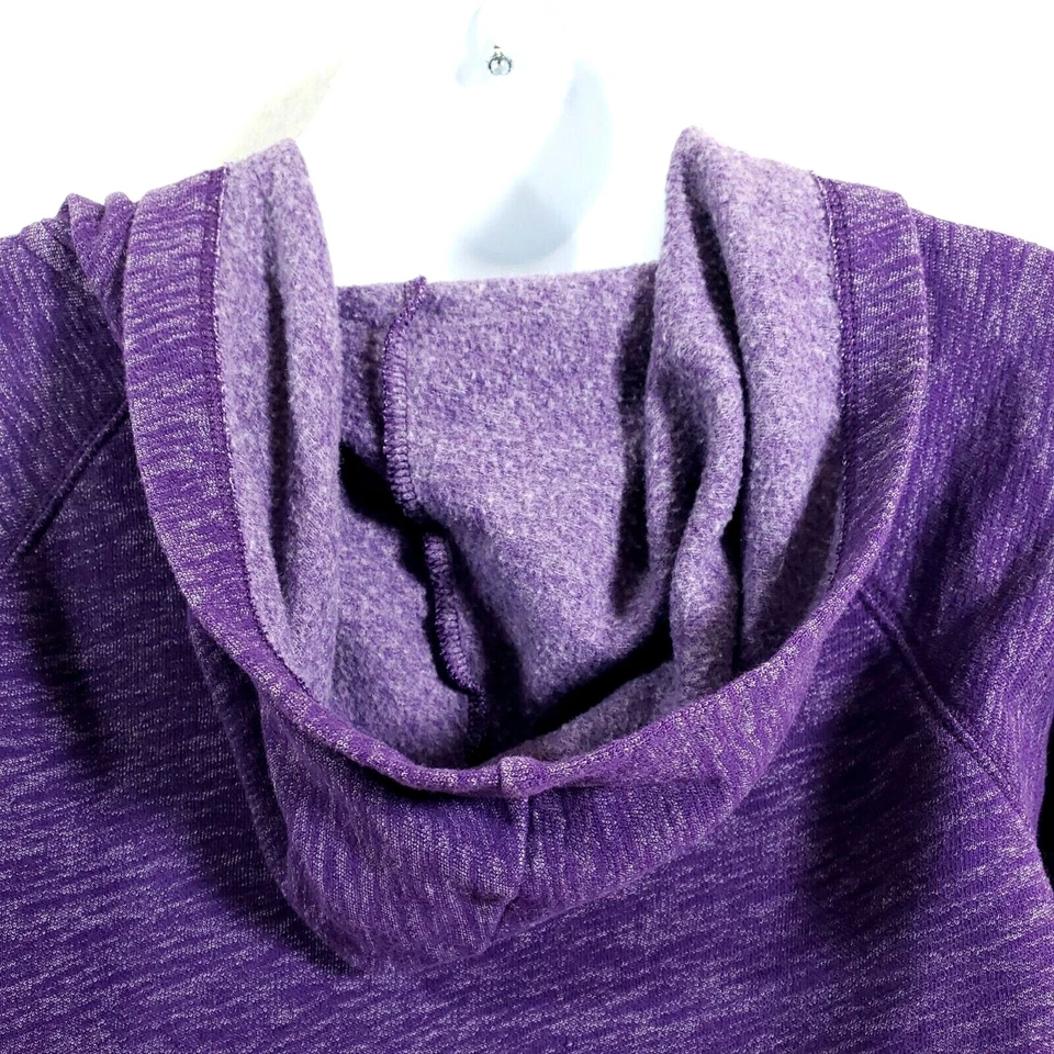 Danskin теперь толстовка с капюшоном толстовка девочек длинным рукавом пуловер фиолетовый серый XL 14-16 - Изображение 4 из 4