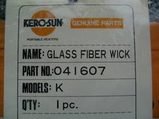 Genuine Kero-Sun/Toyostove OEM Wick for Model K Kerosene Cookstove / Heater