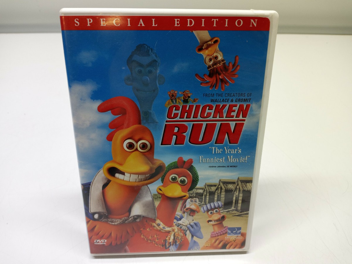 Chicken Run DVD Excellent Condition 2000 Mel Gibson Tony Haygarth