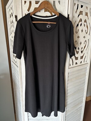 isaac mizrahi pima cotton dress As Is" Isaac Mizrahi Live! Reg Essentials Pima Cotton Boat Neck Dress