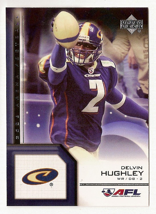 Delvin Hughley 2006 Colorado Crush Arena Football AFL card