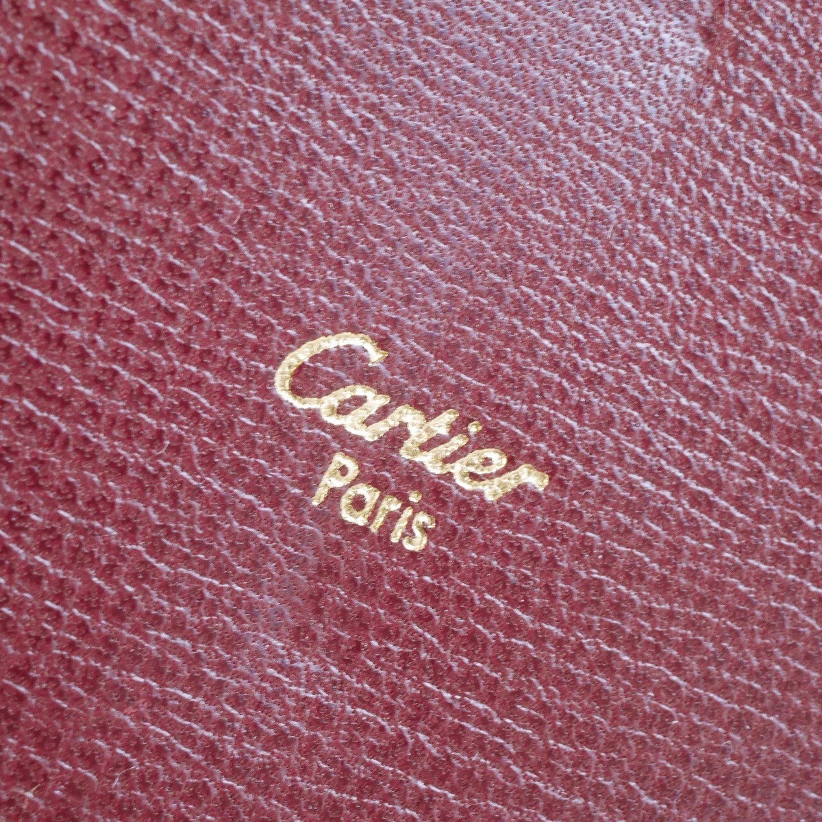 Cartier Pen Pouch Case Bordeaux (used) FREE SHIPPING