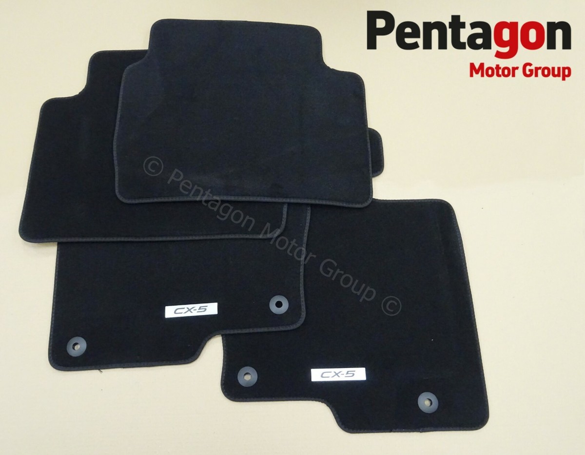 Genuine Mazda CX-5 2017> Luxury Velour Carpet Floor Mats Black
