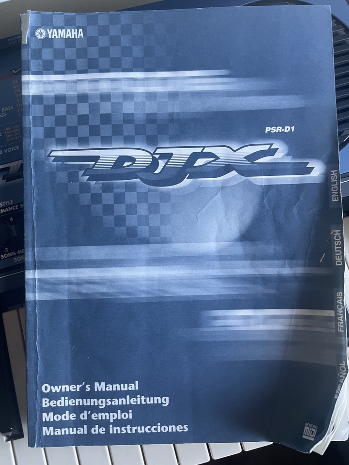 yamaha djx keyboard 61 keys, manual included, no stand eBay