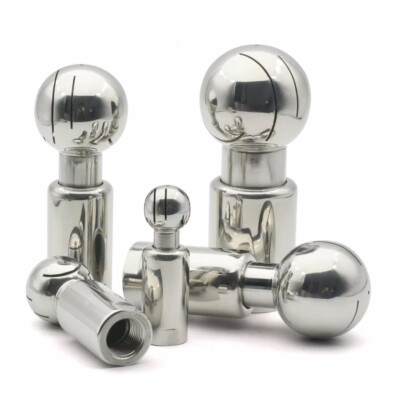 #ad 1 2quot; 3 4quot;1quot; 2quot; Rotating Tank Washing Nozzle CIP Rotary Spray Ball Cleaning Head $26.79