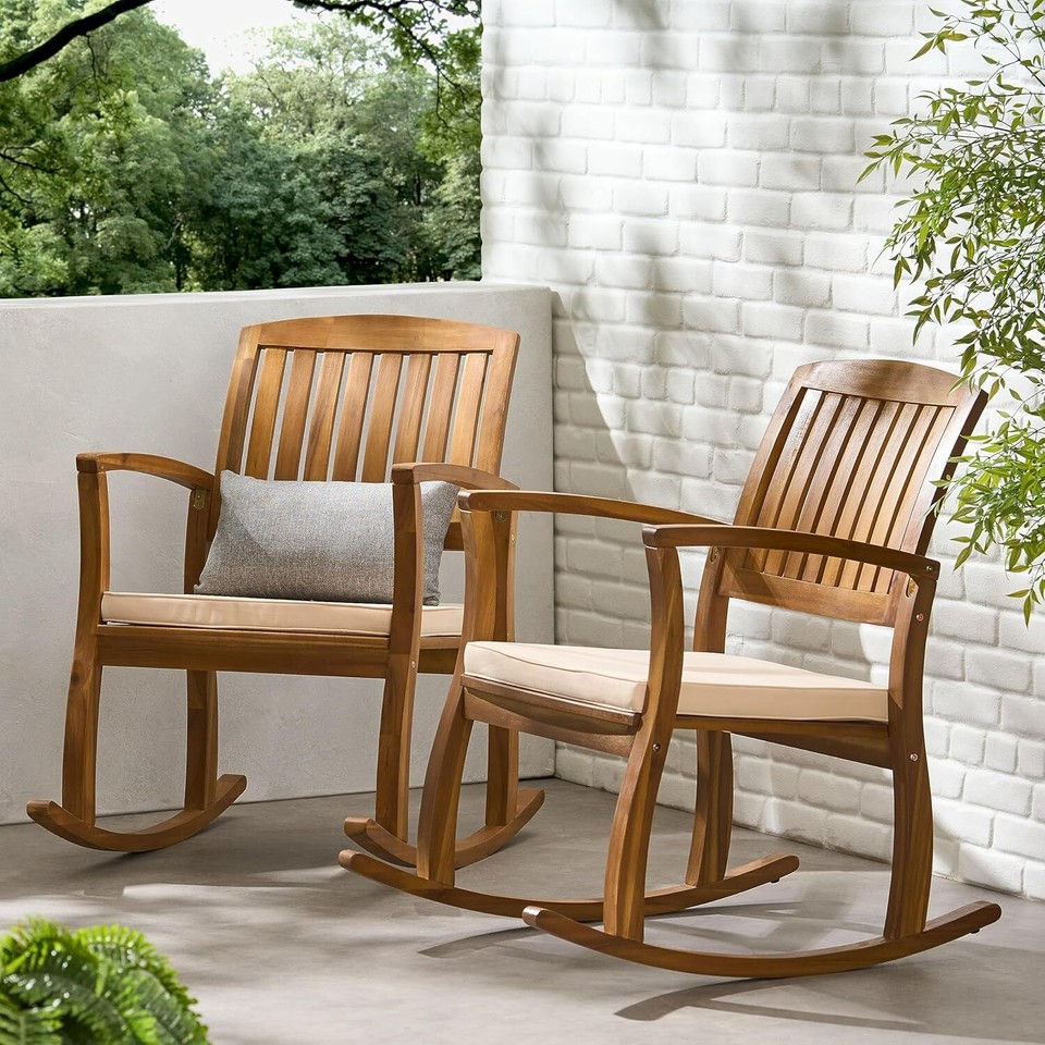 Christopher Knight Home Teak Reading Furniture Acacia,Rocking Chairs