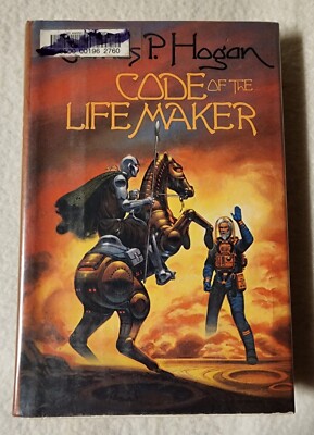 Code of the Lifemaker by James Hogan 1983 First Ed Science Fiction HCDJ ex lib