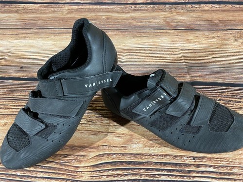 VAN RYSEL Road Cycling Shoes Biking Boots Shoes Size EU42 US9 Mondo 262 cs1242 - Picture 2 of 10
