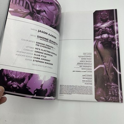 Thanos Rising TPB 2nd Printing Graphic Novel Thanos Origin