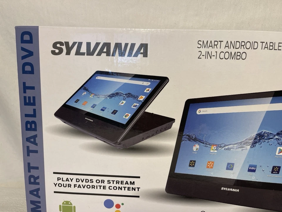 SYLVANIA SLTDVD1023 10.1英寸智能Android 9.0 DVD 16GB触摸屏平板电脑-黑色 — 第 2/4 张图片