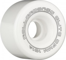 Rollerbones Art Elite 57Mm 101A White Roller Skate Competition Wheels 8 Pk