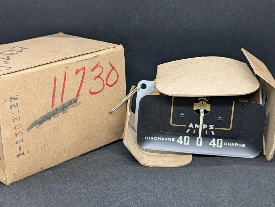 Nuevo de Lote Antiguo Dodge Coronet Wayfarer Meadowbrook Amperímetro Carga de Batería Medidor de tablero Foto 2 de 4