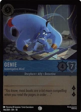 Genie Investigative Mind Foil 146/204 Whispers in the Well Disney Lorcana 001447