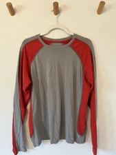 Patagonia Men’s Base Layer Long Sleeve Cotton Shirt Sz Medium Winter Ski Run