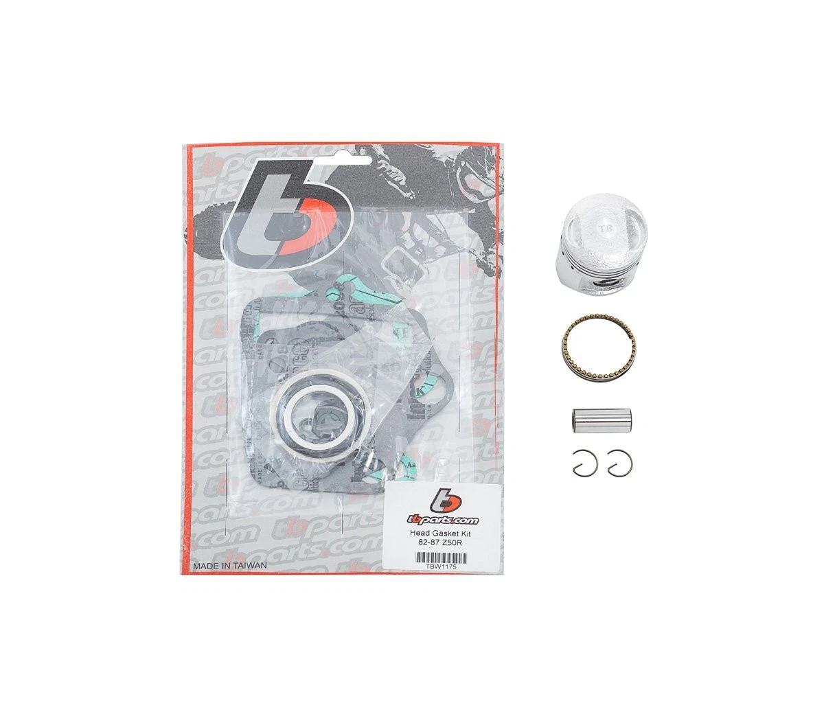 TB Parts Piston & Gasket Kit - Z50R 1982-1987