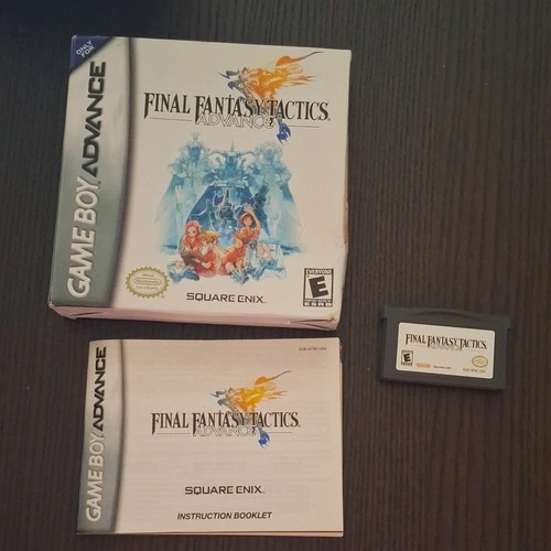 Final Fantasy Tactics Advance Game Boy Advance CiB Manual Included Tested