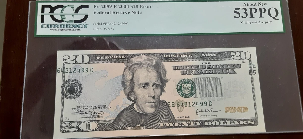 25+ $20 Uncirculated US Paper Money for sale | Updated Oct 2026