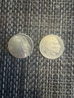 2 Silver Rounds - One Troy ounce .999 Pure Each - Buffalo LOT of TWO