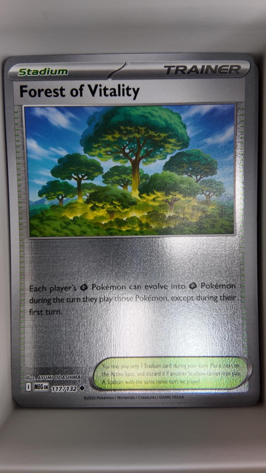 FOREST OF VITALITY 117/132 REVERSE HOLO MEGA EVOLUTION LP
