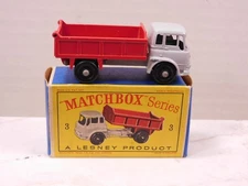 1961 MOKO Lesney Matchbox No.3 Bedford Tipper with box Mint Condition