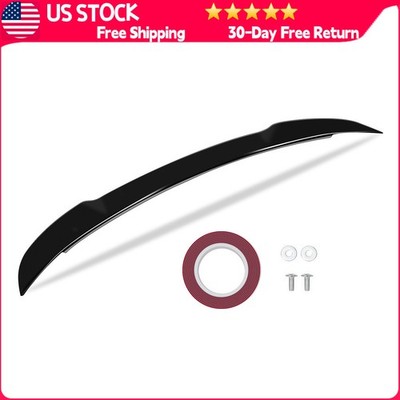 For 2015-2023 Dodge Charger SRT Hellcat Rear Spoiler Black Flap Spoiler Wing