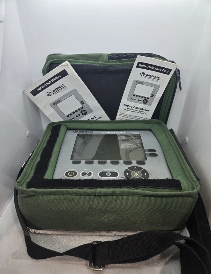 Greenlee CableScout TV220 Kabeltester SCHNELLER KOSTENLOSER VERSAND a - Bild 1 von 4