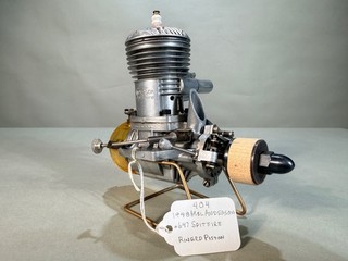 Vintage 1948 Mel Anderson Spitfire .647 Spark Ignition Model Airplane Engine 404