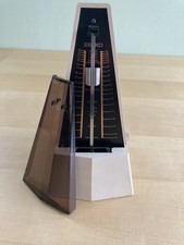 Vintage Seiko Metronome Wind Up Mechanical Pendulum With Bell Japan