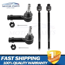 Front Inner Outer Tie Rod Ends Kit for 2006-2012 Dodge Ram 1500 5 Stud Models
