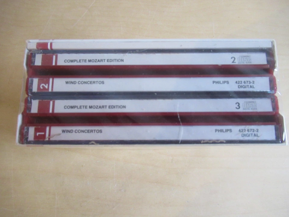 Edition Mozart-Bläserkonzerte-Holliger-Marriner-sealed Philips 5er CD Box-Vol.9 - Bild 4 von 4