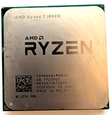 Computer AMD Ryzen 7 1800X Processor Model 8 Single Core