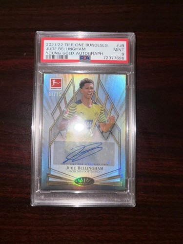 Jude Bellingham 2021-22 Topps Tier One Bundesliga - YOUNG GOLD AUTO /75!!