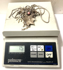 Vintage Sterling Silber Italien Halsketten + Ohrringe + mehr (1,5 Oz -42 Gramm) gebraucht!